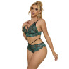 Subblime - 954093 Soutien-Gorge + Culotte Dentelle Vert L/Xl